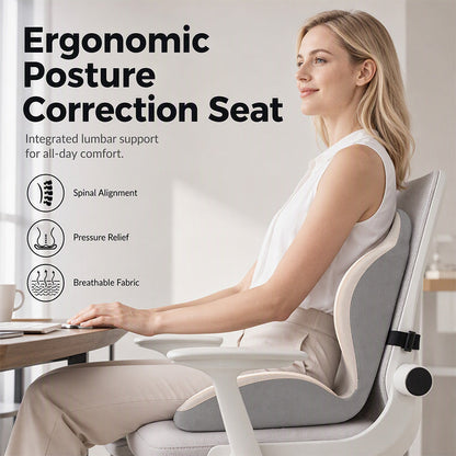 ✨Ergonominen muistivaahtoinen istuintyyny selkätuella