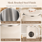 🌿 Automatic Soy Milk Maker & Blender – 1500ml, Filter-Free, 10 Blades & 304 Stainless Steel – Multi-Functional for 4-5 People ⚡