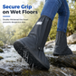 🌧️  👢 Vedenpitävät, korkeavartiset sadesuojat kengille – luistamaton PVC-materiaali, 42 cm:n suoja roiskeilta ja heijastimet turvallisuutta lisäämään 👟