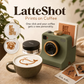 ☕✨Retro Coffee Art -kamera – 30 sapluunaa latte-taiteeseen 📸