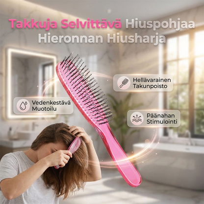 💆 Kannettava päänahan hierontaharja