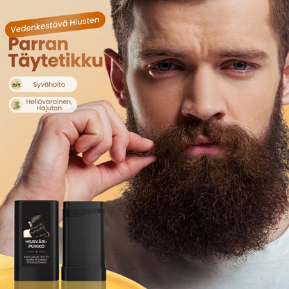 🔥FLASH SALE🔥 Vedeneristyskykyinen hiusten ja parran täytekynä – Harmaiden hiusten peite heti, kammisovittimella – Vedeneristyskykyinen ja pitkäkestoinen – 20 g – Musta, tummanruskea tai ruskea! 💇‍♂️✨