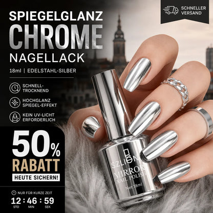 📢📢50% alennus!!🥳 💞 Yli 50 000 kappaletta myyty! 💎🎁 2026 Glamorous Metallic Mirror -kynsilakka✨