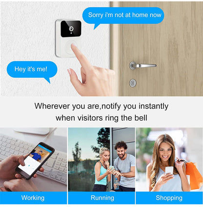 Trådløs Intelligent Video-Dørklokke - GRATIS FRAKT